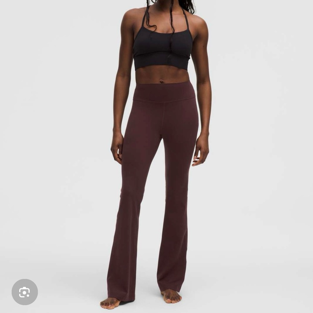 lululemon athletica Goodnight Plum, Groove Nulu High-Rise Flared Pant. 33”